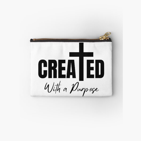 Item preview, Created with a Purpose | Faith-Based Christian Quote | God-Inspired Spiritual Design designed and sold by highflycrafts.