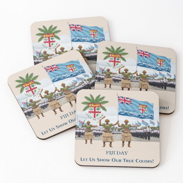Item preview, Fiji Day: Islands of Unity & Freedom designed and sold by communedesigns.