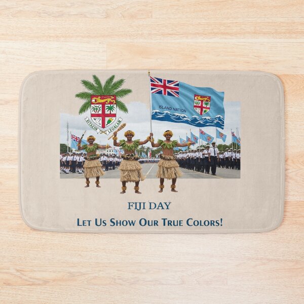Item preview, Fiji Day: Islands of Unity & Freedom designed and sold by communedesigns.