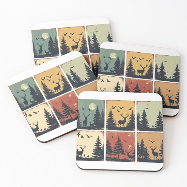 Item preview, Pastel Nature Silhouettes designed and sold by Still Ronin Art .