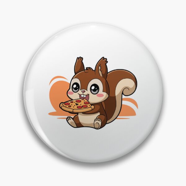 Item preview, squirrel eating pizza designed and sold by Eternalski.