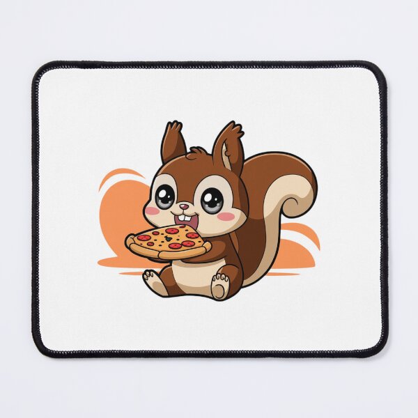 Item preview, squirrel eating pizza designed and sold by Eternalski.