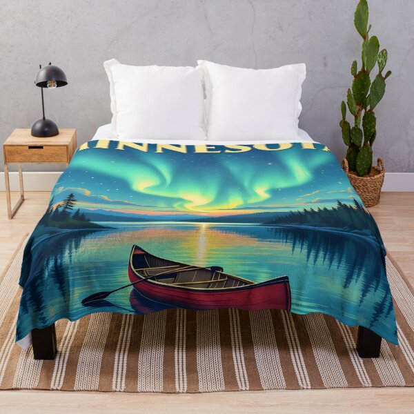 Item preview, Minnesota: Land of 10,000 Lakes – Vintage Travel Poster designed and sold by LSVart.