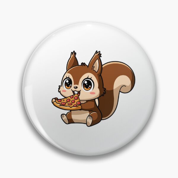 Item preview, squirrel eating pizza designed and sold by Eternalski.