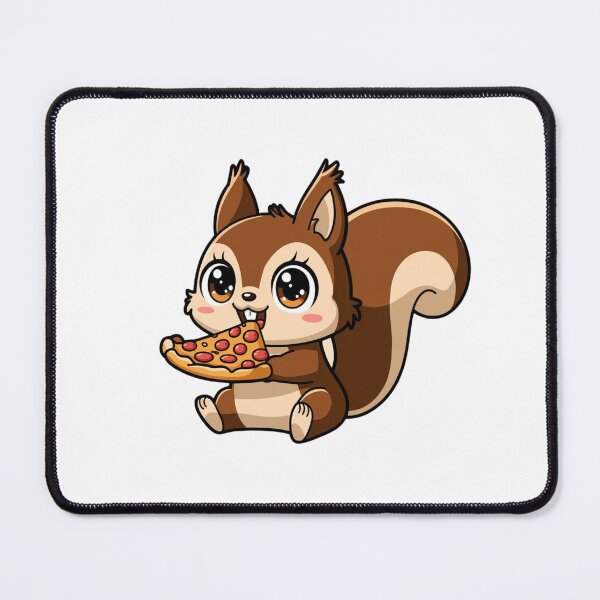 Item preview, squirrel eating pizza designed and sold by Eternalski.