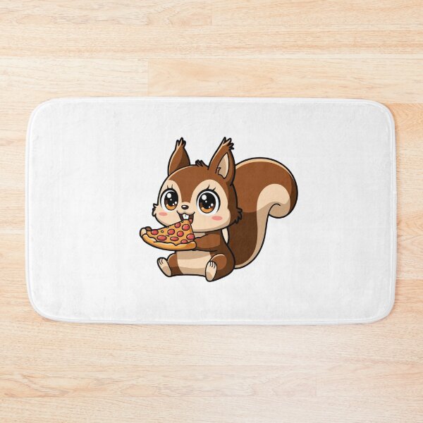 Item preview, squirrel eating pizza designed and sold by Eternalski.