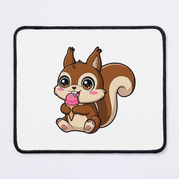 Item preview, squirrel eating ice cream designed and sold by Eternalski.