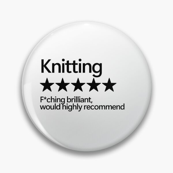Item preview, Knitting Would Highly Recommend designed and sold by shitpostee.