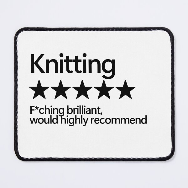 Item preview, Knitting Would Highly Recommend designed and sold by shitpostee.