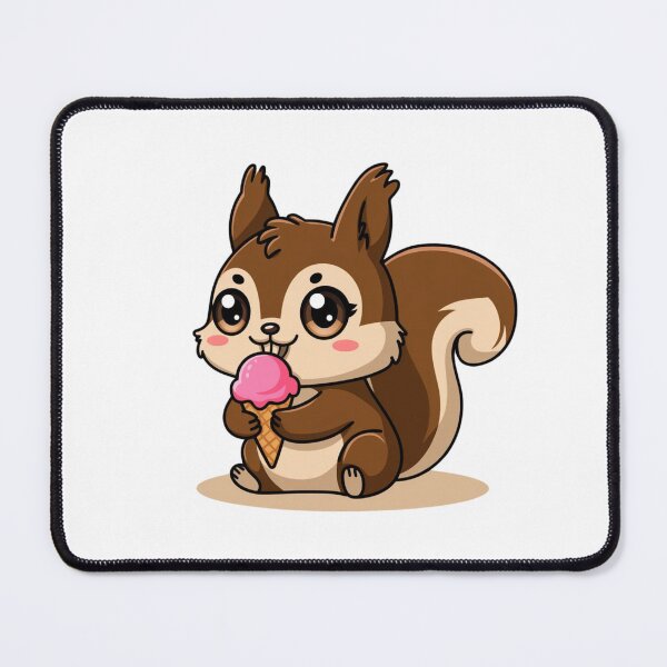 Item preview, squirrel eating ice cream designed and sold by Eternalski.