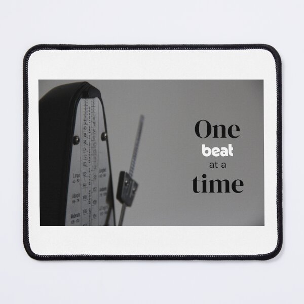 Item preview, One Beat at a Time – Motivational Metronome Design designed and sold by CasaMartina.