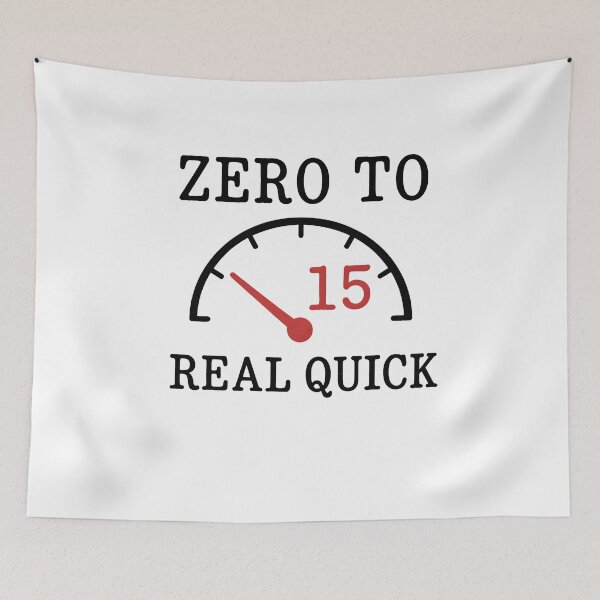 Item preview, Zero to 15 Real Quick designed and sold by Uglyandcute.