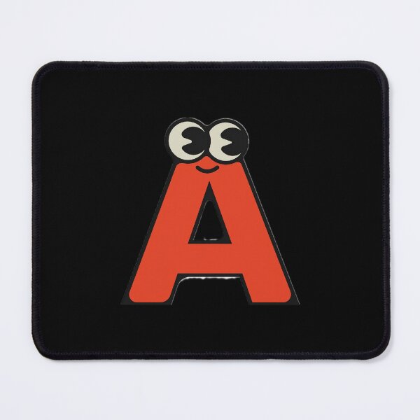 Item preview, Playful Letter A with Cartoon Eyes and Smile. designed and sold by IndianShopper.
