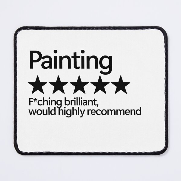Item preview, Painting Would Highly Recommend designed and sold by shitpostee.
