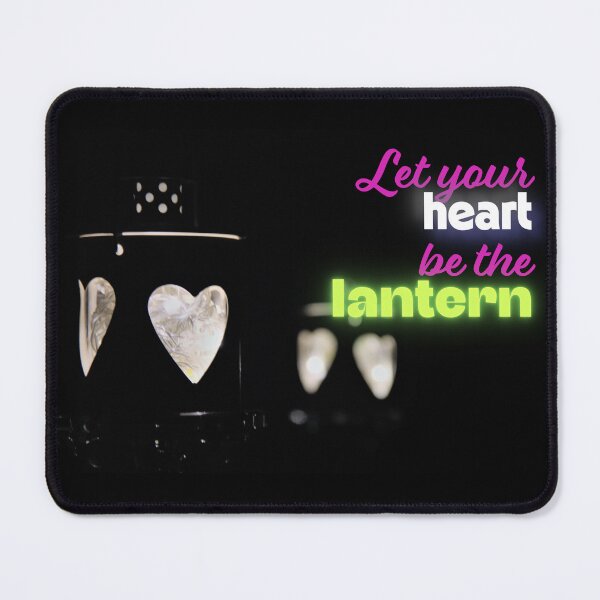 Item preview, Let Your Heart Be the Lantern – Uplifting Glow-Inspired Quote Art designed and sold by CasaMartina.