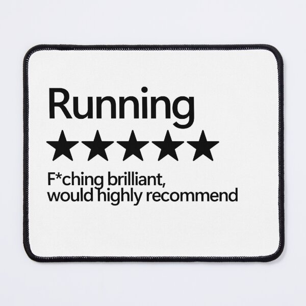 Item preview, Running Would Highly Recommend designed and sold by shitpostee.