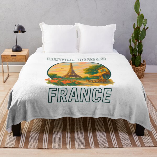Item preview, Eiffel Tower Paris Travel Art – French Landmark Illustration designed and sold by inkNext.