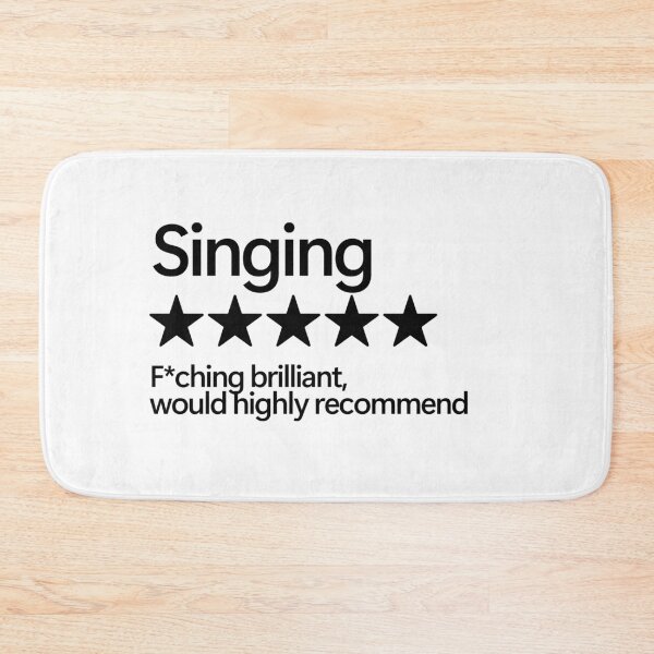 Item preview, Singing Would Highly Recommend designed and sold by shitpostee.