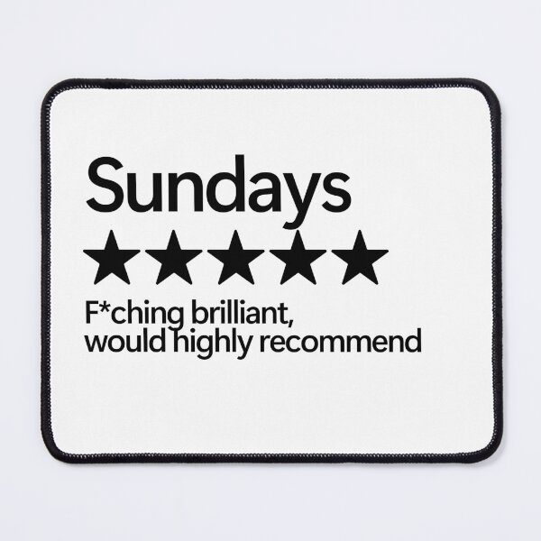 Item preview, Sundays Would Highly Recommend designed and sold by shitpostee.