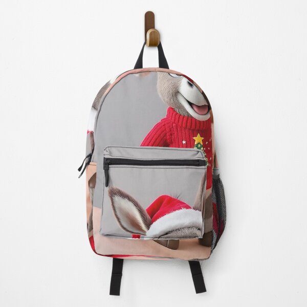 Item preview, Cute Donkeys in Christmas Hats and Red Sweaters in Palm of Hand designed and sold by acceleratorhams.
