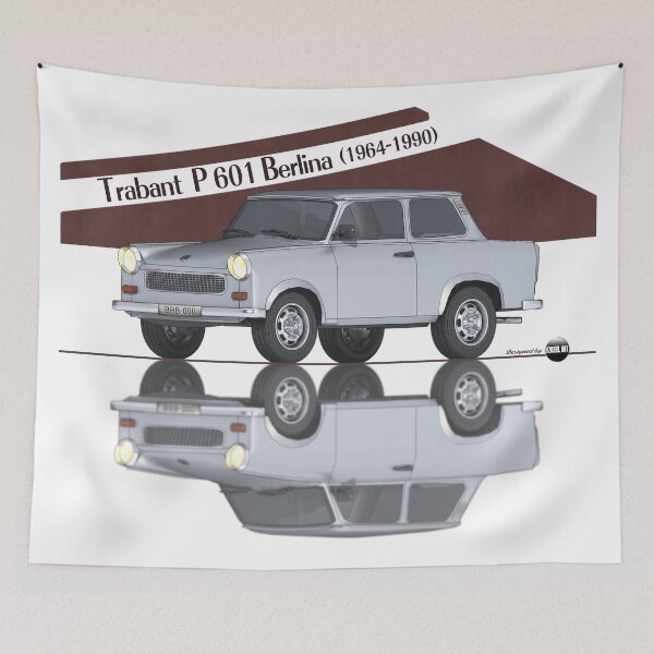 Item preview, Trabant P 601 - 1964-1990 (Alaska Grau) - Memory on Four Wheels designed and sold by Azaziel.