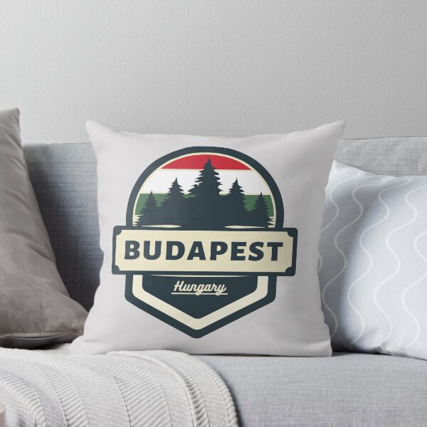 Item preview, Budapest Hungary Retro Vintage Badge designed and sold by World Designs.