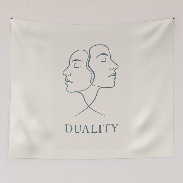 Item preview, Duality – Monoline Portrait designed and sold by Bernd Friese.