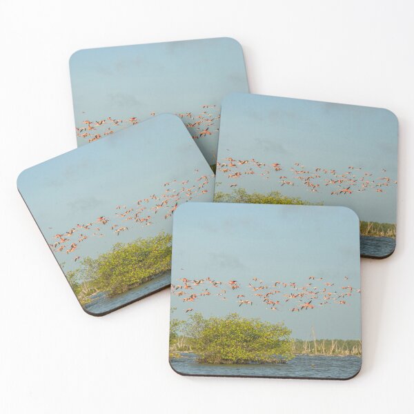 Item preview, Flock of flamingoes designed and sold by Photopat.
