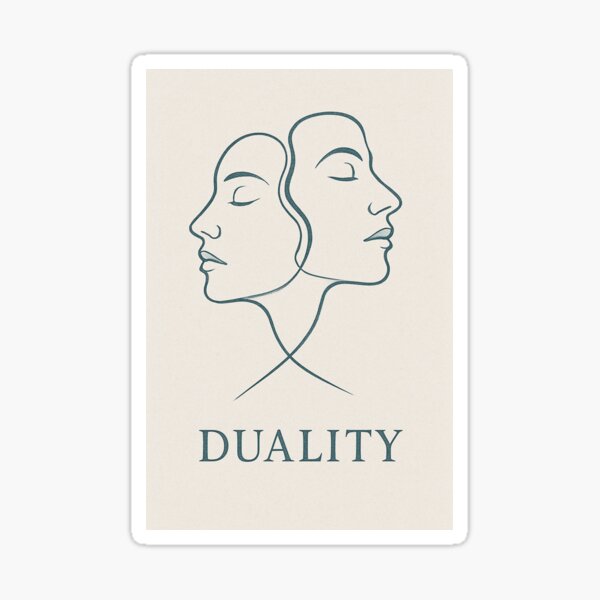 Item preview, Duality – Monoline Portrait designed and sold by Bernd Friese.