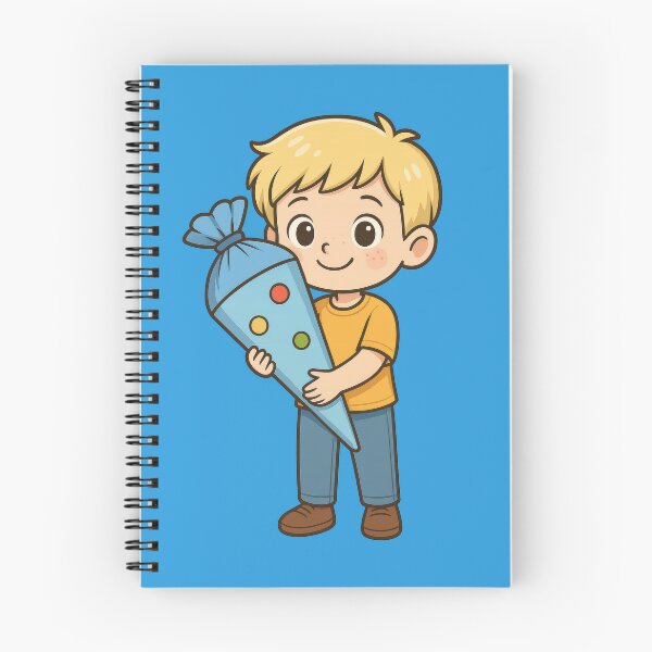 Item preview, Back to School Boy with School Cone designed and sold by GabbyKI261.