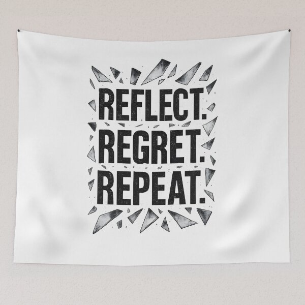 Item preview, Reflect. Regret. Repeat designed and sold by Uglyandcute.