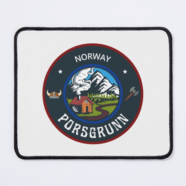 Artikelvorschau, Porsgrunn Norwegen Emblem entworfen und verkauft von World Designs.