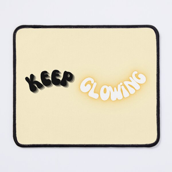 Item preview, Keep Glowing ✨ – Positive Motivational Quote Sticker, T-Shirt & Gift designed and sold by Aesthetic St1ckers.