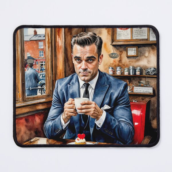 Item preview, Coffee and Cake with Robbie designed and sold by Ray's Photos & Art.