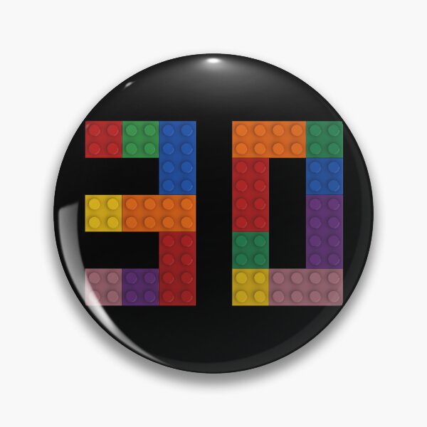 Item preview, 30 numbering made of bricks designed and sold by Brickification.