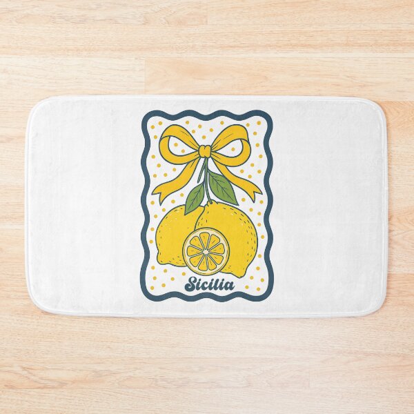 Item preview, Lemon Coquette – Sicilia Text for Sicily and Lemon Lovers designed and sold by EmeraldeaArt.