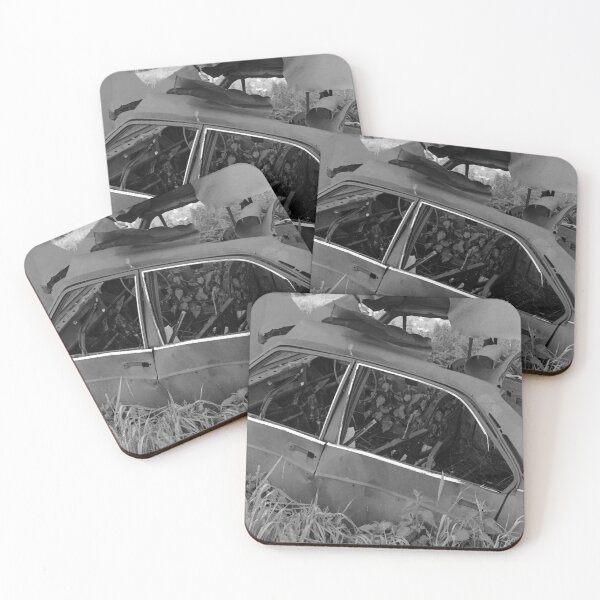 Item preview, Nature Reclaims Rusted Car, Great Oakley Ironstone Quarry, Corby, Northants, UK designed and sold by Kate Anderson Art.
