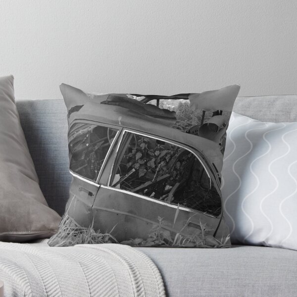Item preview, Nature Reclaims Rusted Car, Great Oakley Ironstone Quarry, Corby, Northants, UK designed and sold by Kate Anderson Art.