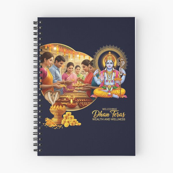 Item preview, Welcoming Wealth on Dhanteras Eve designed and sold by communedesigns.
