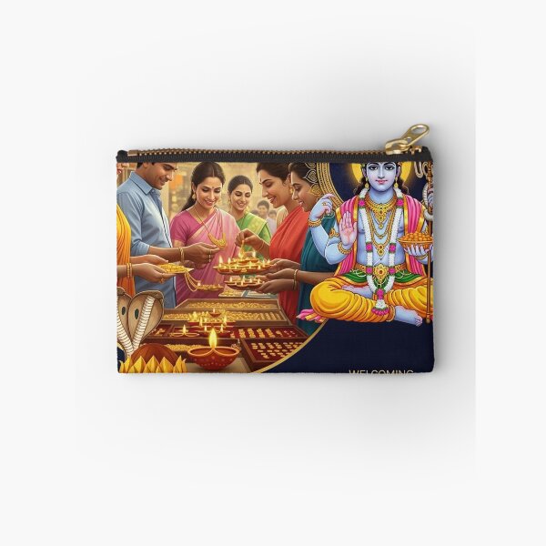 Item preview, Welcoming Wealth on Dhanteras Eve designed and sold by communedesigns.