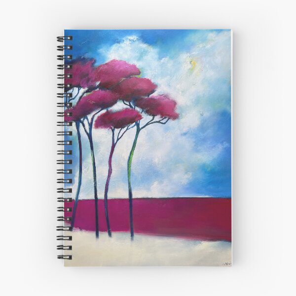 Item preview, Grove of fuchsia-colored trees designed and sold by Lydie Allaire Allaire.