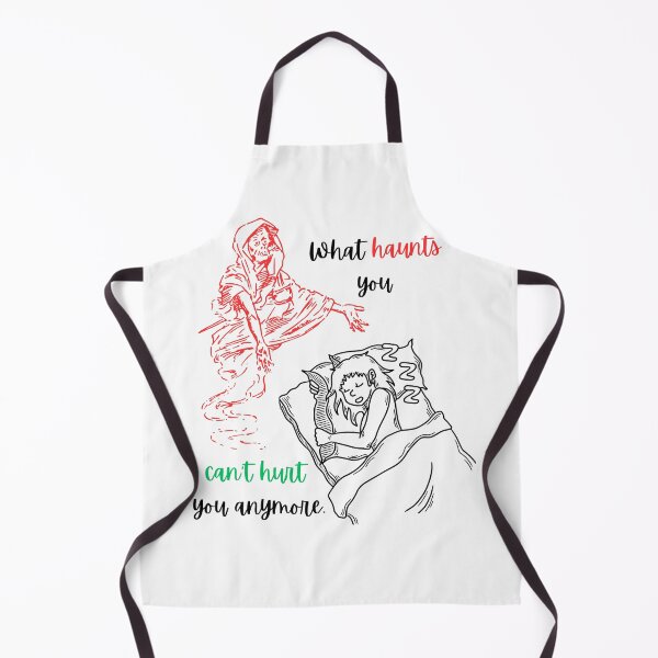 Item preview, What Haunts You – Mental Health Ghost Art Quote Design designed and sold by Quoteables04.