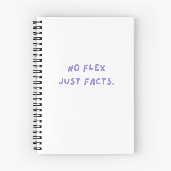 Item preview, No flex, just facts. designed and sold by RAWSTATE.