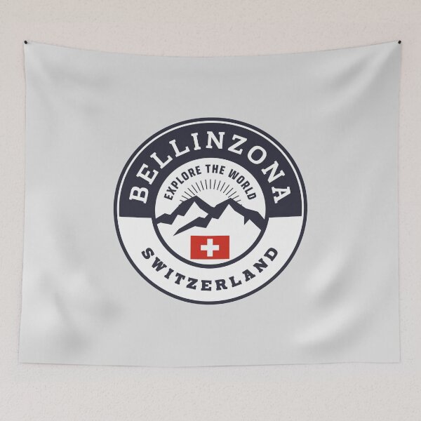 Item preview, Bellinzona Switzerland Black and White Crest designed and sold by World Designs.