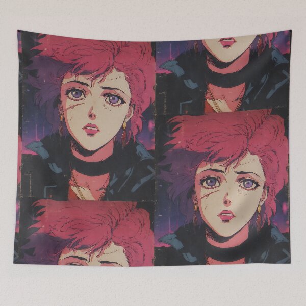 Item preview, Vintage Cyberpunk Anime Girl designed and sold by bapupa.