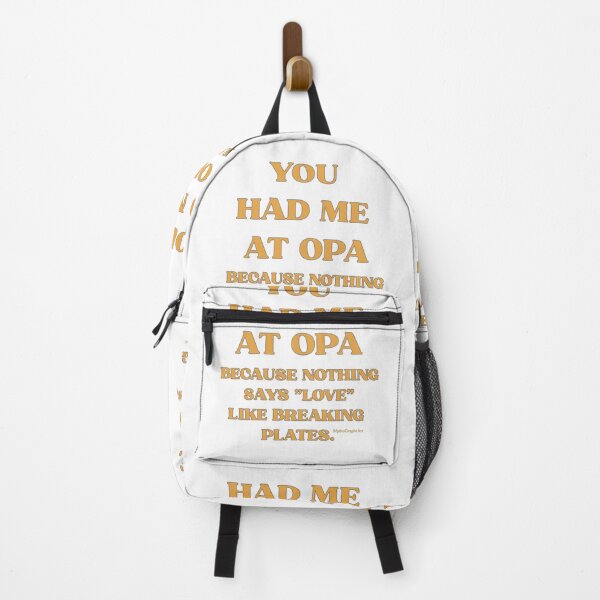 Item preview, You Had Me at Opa Greek Love Quote Art designed and sold by mythographiaart.