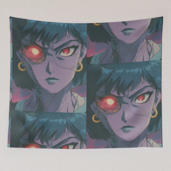 Item preview, Classic Cyberpunk Anime Girl designed and sold by bapupa.