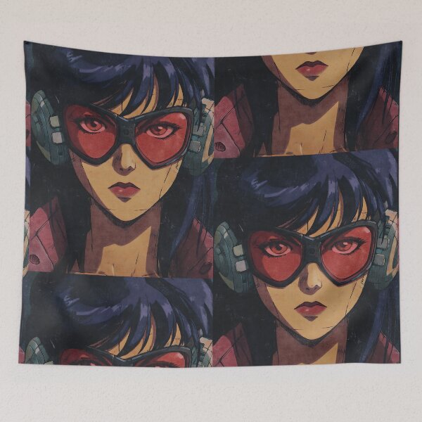 Item preview, 80s Anime Cyberpunk Girl designed and sold by bapupa.