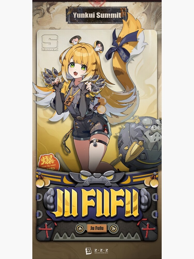 Ju Fufu Official Poster, Zenless Zone Zero
