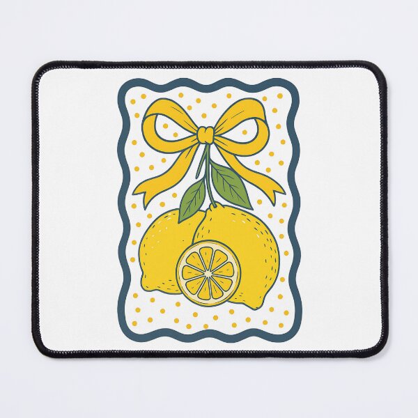 Item preview, Lemon Coquette – Summer Citrus Design for Lemonade Lemon Lovers designed and sold by EmeraldeaArt.
